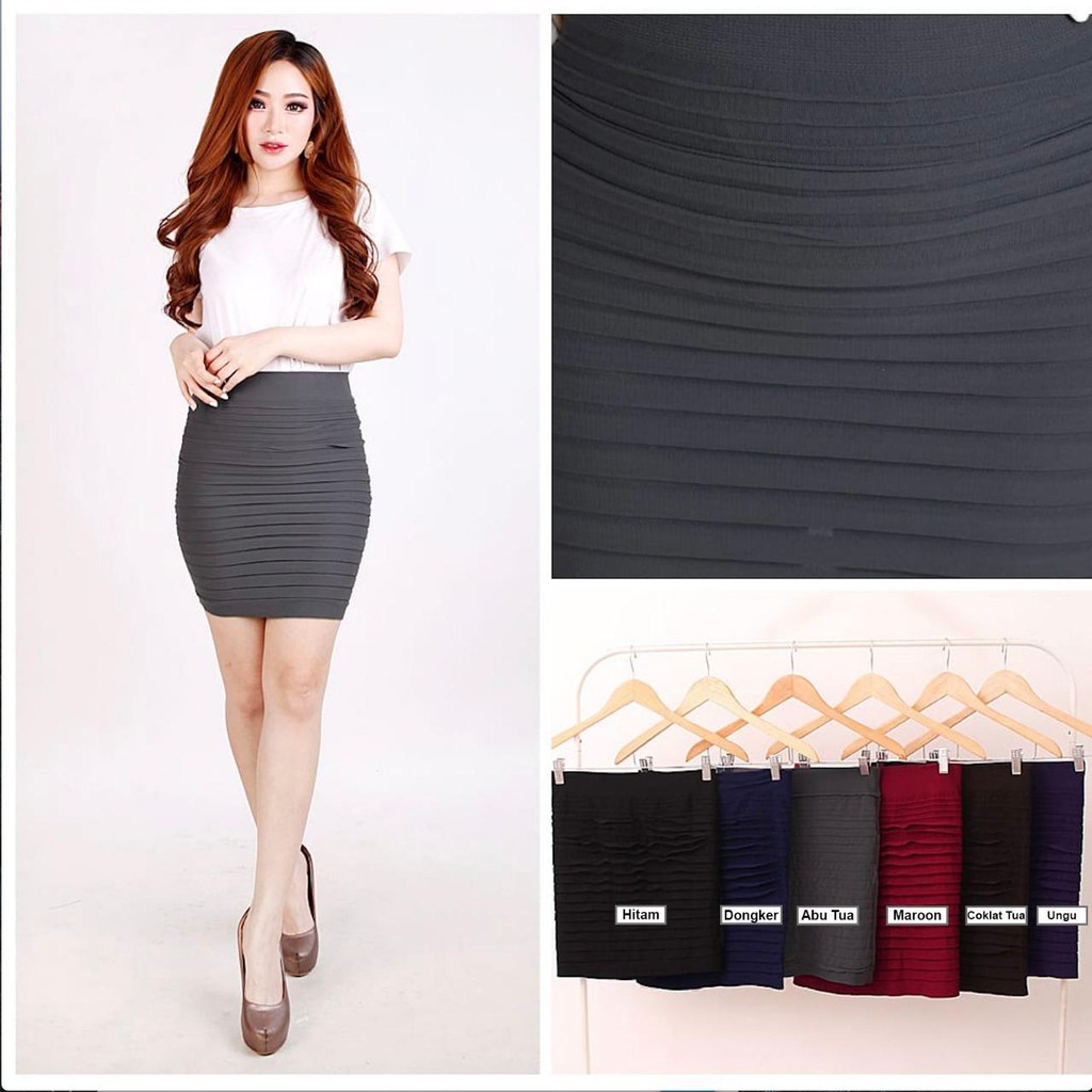  Rok  Legging Pendek  Wanita  Formal Trendy Nyaman Murah 