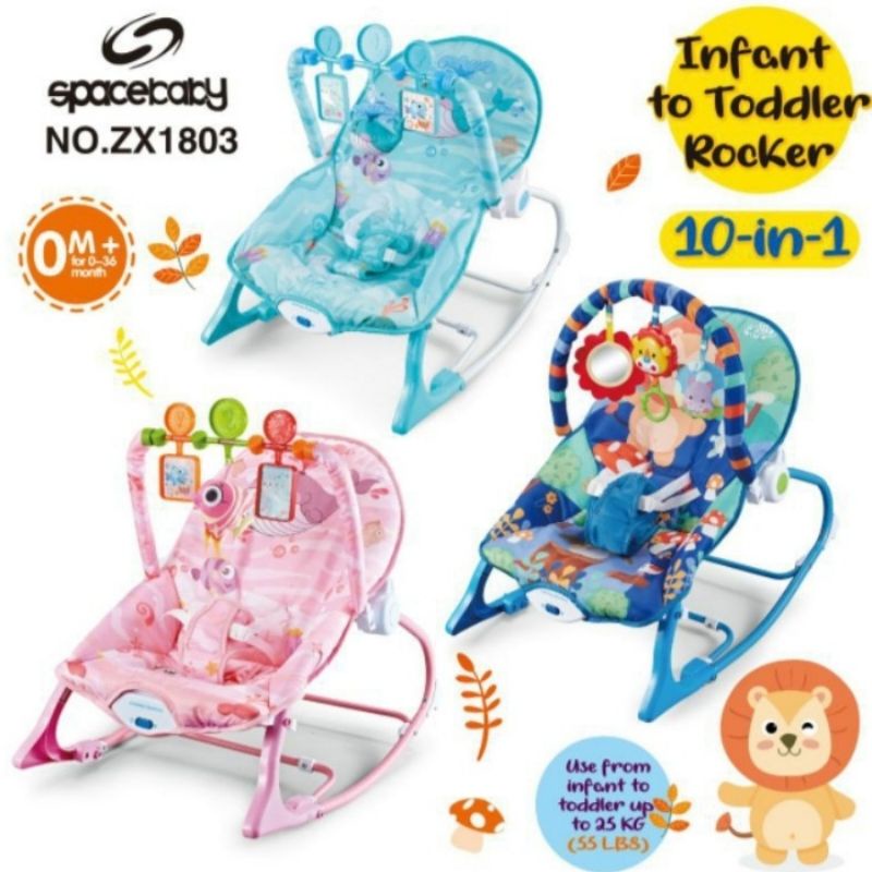 BOUNCER KURSI GOYANG AYUN SPACEBABY ZX1803