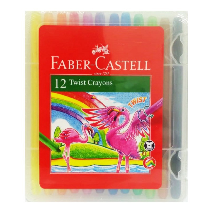Twist Crayon Faber Castell 12 Warna - Crayon Putar Faber Castell Faber Castell Twist Krayon