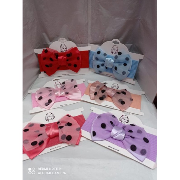 6 pcs bandana rambut bayi