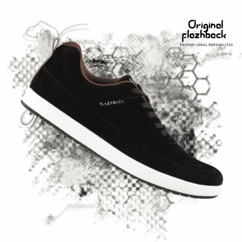 Flazhback//Sepatu Sneakers Pria//Sepatu Pria Casual//Sepatu Kets Pria//Sneakers Pria Hitam/Kets Pria