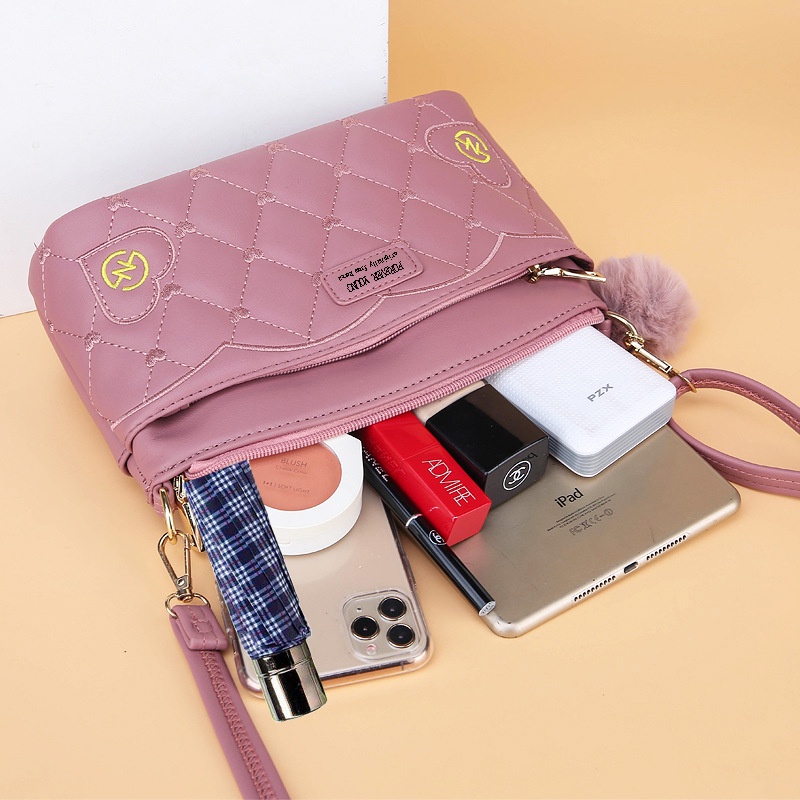 TAS SELEMPANG WANITA KULIT PINK SKAYA TA362P3 KECIL IMPORT BATAM MURAH SLING BAG KOREA FASHION CEWEK