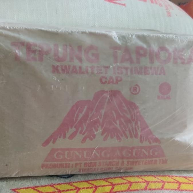 

Tepung Sagu Tapioka Aci Cap Gunung Agung Kemasan 1dus