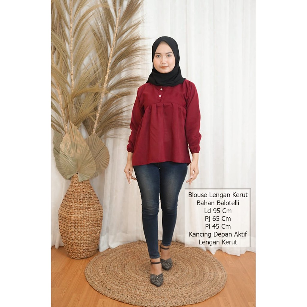 Virginia Blouse kode A50 / BLOUSE TERMURAH