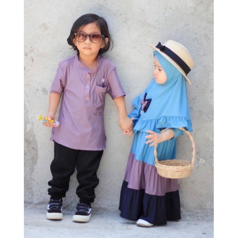 GAMIS ANAK PEREMPUAN GAMIS CANDA LAPIS MANIS TERBARU