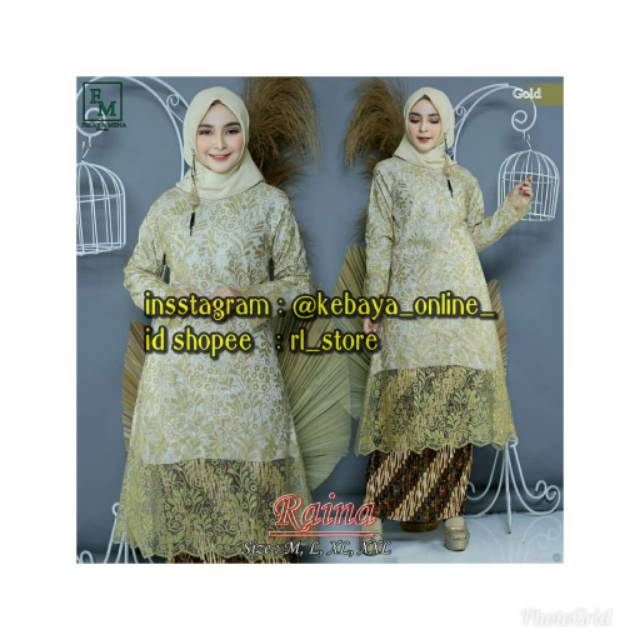 KEBAYA TILLE RAINA BORDIR /// CODE 0019