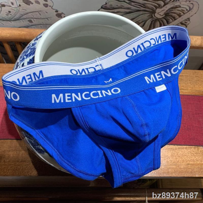 ❀▪❃Menccino Pakaian Dalam Pria Katun Pinggang Rendah Musim Semi dan Musim Panas Bagian Tipis Seksi N