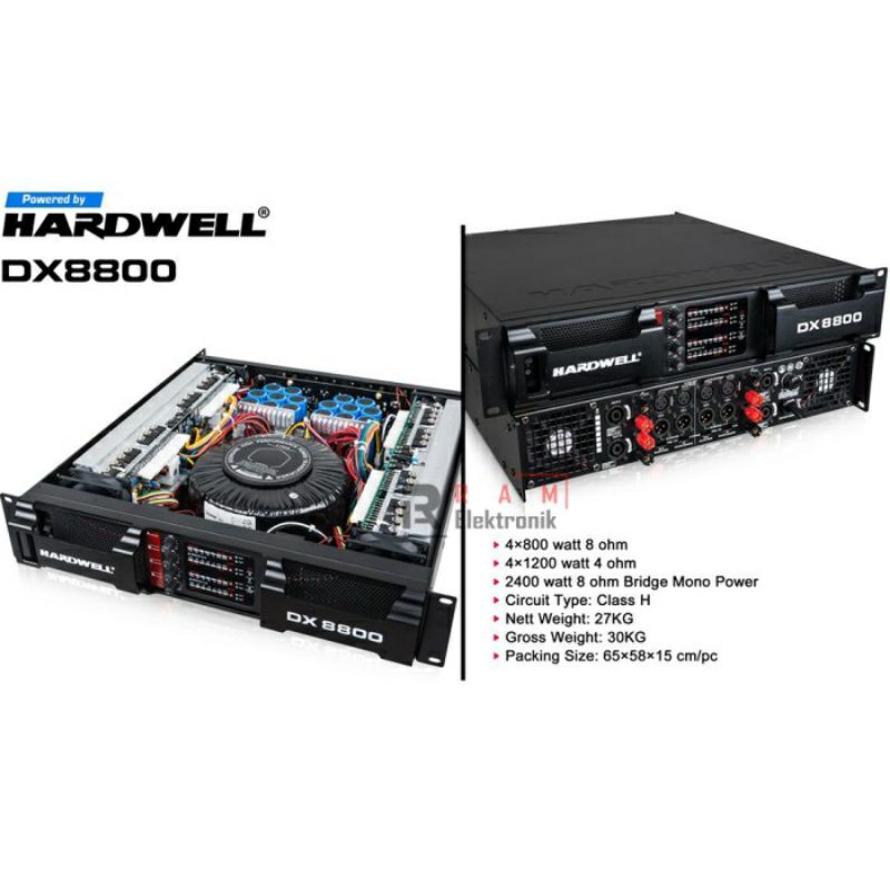 Power Amplifier Hardwell DX 8800