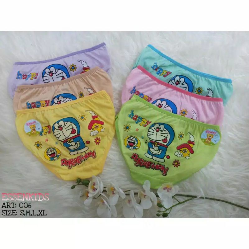 6 pcs Celana dalam ESSEN KIDS /  celana dalam anak perempuan