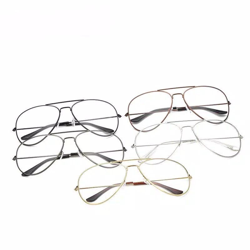 *ALIBABA1688*COD Kacamata Anti Radiasi/ kacamata Baca Frame Anti Radiasi Metal Kacamata Gaya Retro Unisex B1