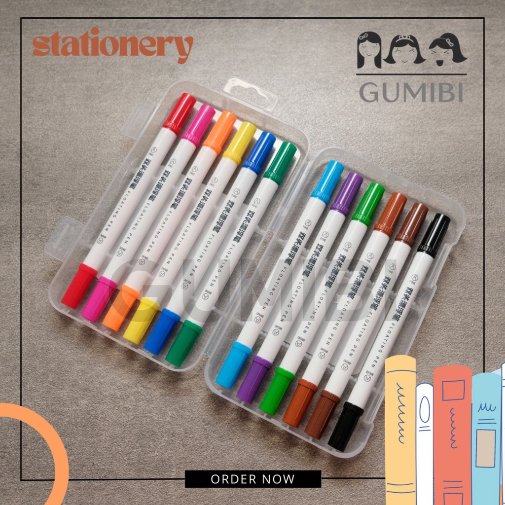 

FLOATING PEN SPIDOL NGAMBANG ISI 12 PCS WARNA SPIDOL UNIK AJAIB