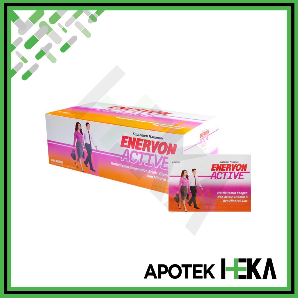 Enervon Active / Aktif Box isi 25x4 Tablet - Suplemen Vitamin C (SEMARANG)