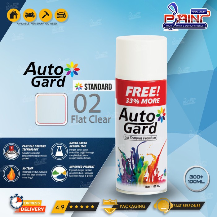 AUTOGARD FLAT CLEAR (MATTE) PERNIS DOFF 02 - Cat Semprot Premium Motor