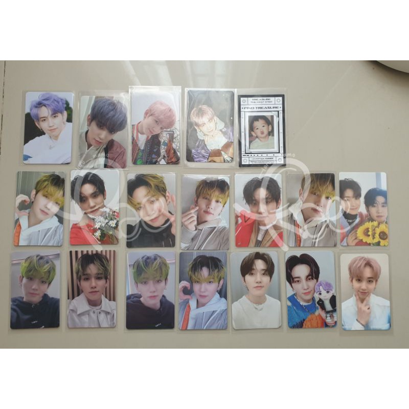 treasure mashiho photocard digipack, plush doll, kit, memkit, applewood set, ld ktown set, tss, ch 1