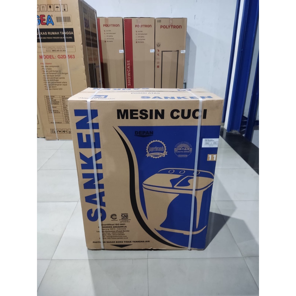 MESIN CUCI SANKEN TW 8808 FGY 7KG 2 TABUNG TW8900 BK XTOR TECHNOLOGY