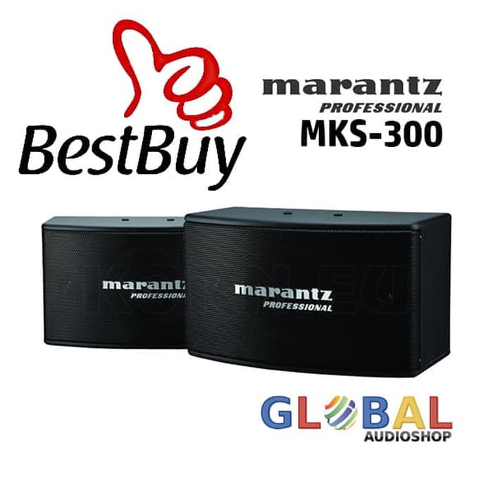 MARANTZ MKS-300 ( MKS300 ) Karaoke Professional Speaker - Hitam