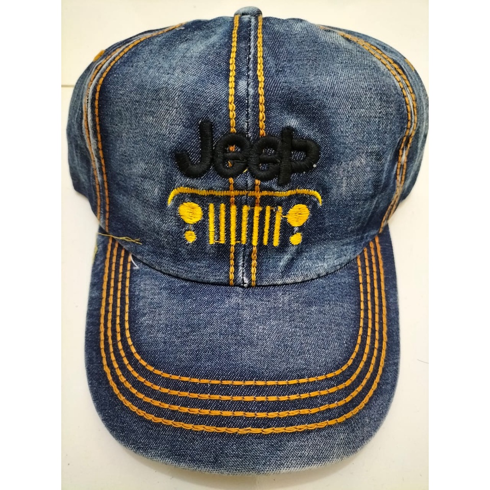 TOPI BASEBALL JEANS UNISEX