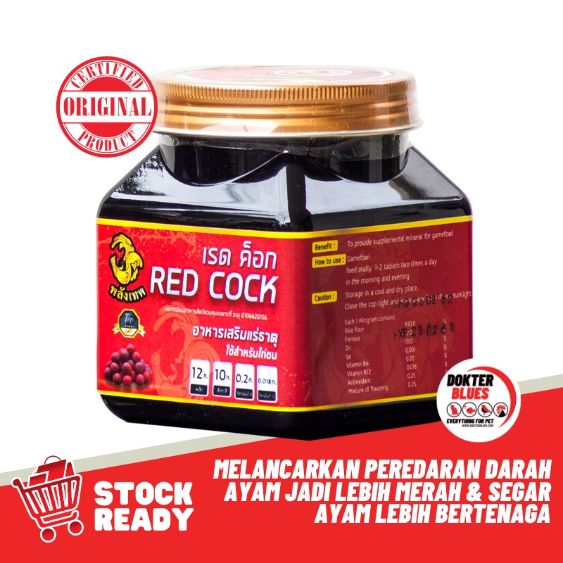 Vitamin Ayam RED COCK Obat Suplemen Multivitamin Ayam Bangkok