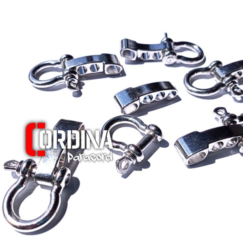 Gasper  shackle O with adjuster untuk penyesuaian tali paracord