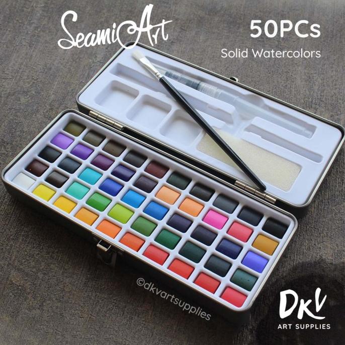 

TERBARU Seamiart 50 Warna Colors Solid Watercolor Cat Air Tin Box Set/CAT AKRILIK SET/CAT AKRILIK SET 24 WARNA/CAT AKRILIK PASTEL/CAT AIR/CAT AIR LUKIS SET/CAT AIR GIOTTO/KUAS LUKIS 1 SET/KUAS LUKIS KECIL/KUAS LUKIS LENGKAP/KANVAS LUKIS/KANVAS LUKIS