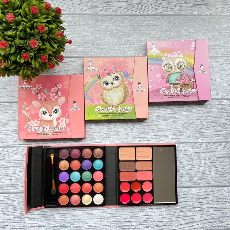 [BPOM] SHERBY Make Up Pallete Shadow bentuk Dompet Brilliant Series / kosmetik / eyeshadow