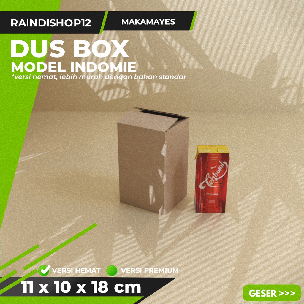 

(MIN 10 PCS) BOX 11 X 10 X 18 CM KARDUS KOTAK KEMASAN PACKAGING KADO POLOS