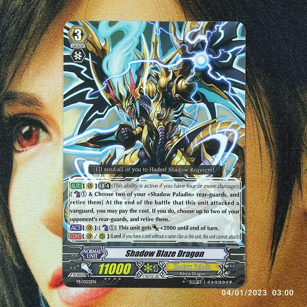 vanguard shadow blaze dragon PR C original