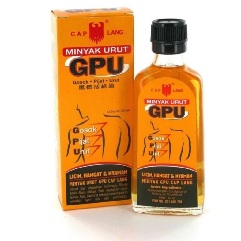 GPU minyak urut 100 ml