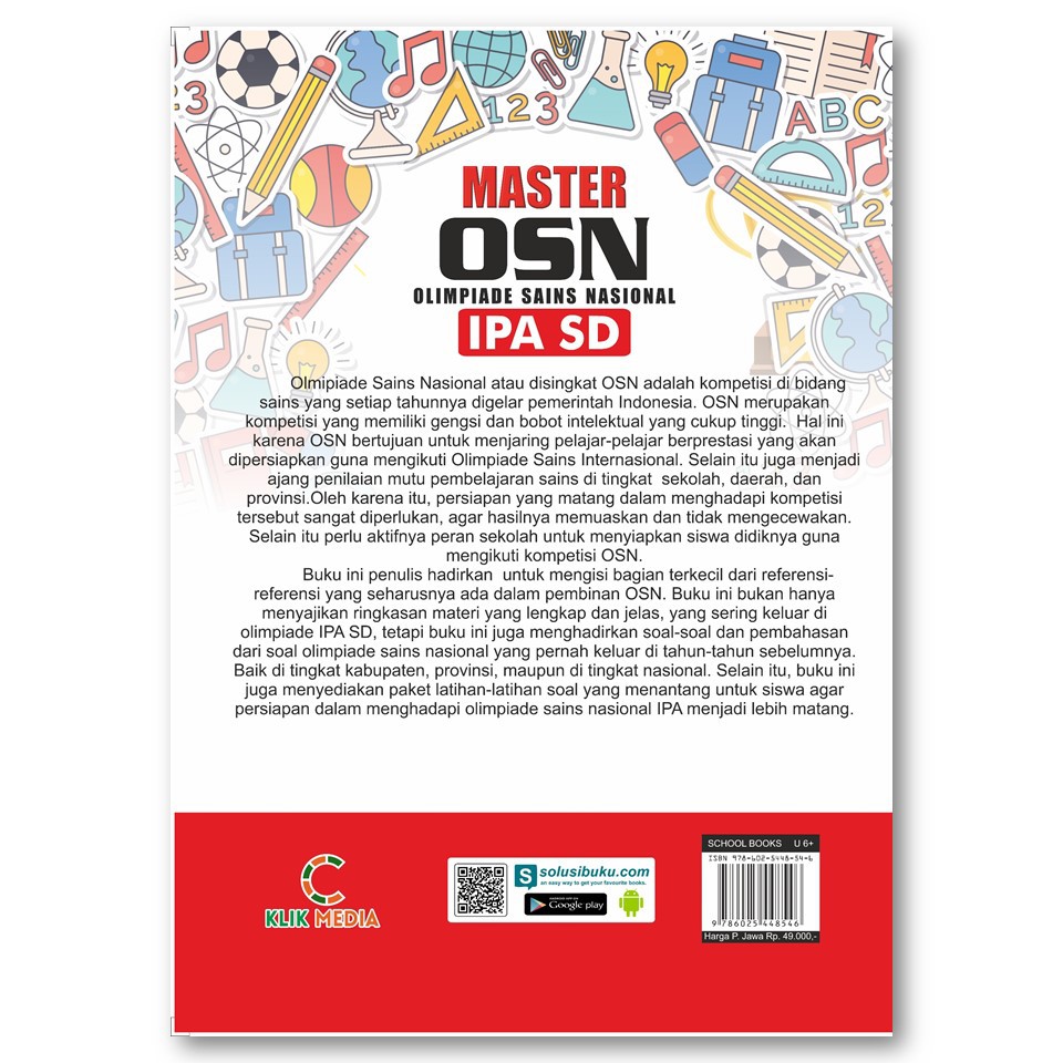 BUKU IPA SD - Buku Master OSN IPA SD - Original-2