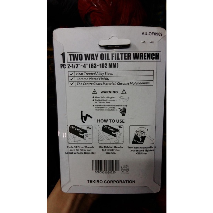 Kunci Pembuka Filter Oli / Alat Pelepas Filter Saat Ganti Oli - TEKIRO