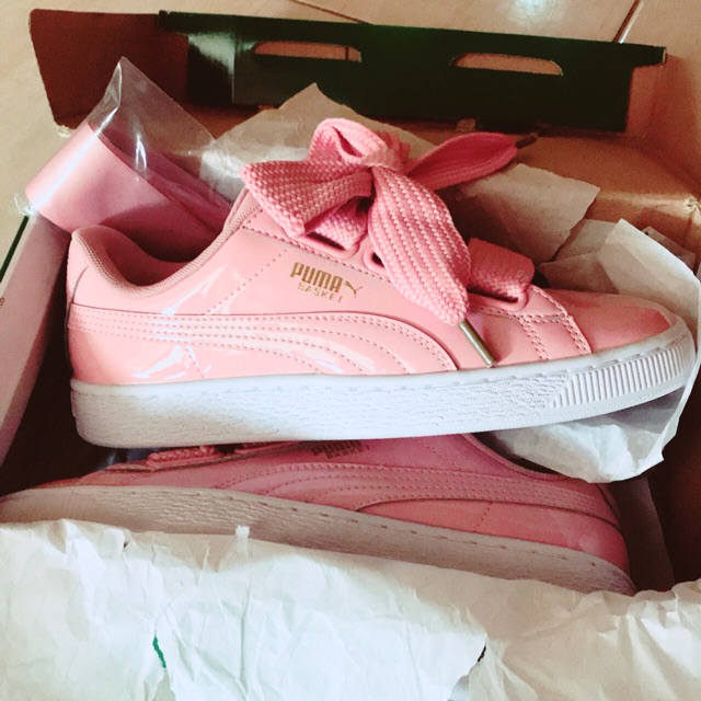 puma basket heart x blackpink