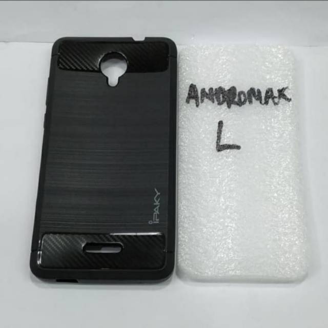 karet ANDROMAX L softcase ipaky ANDROMAX L silikon karet hitam