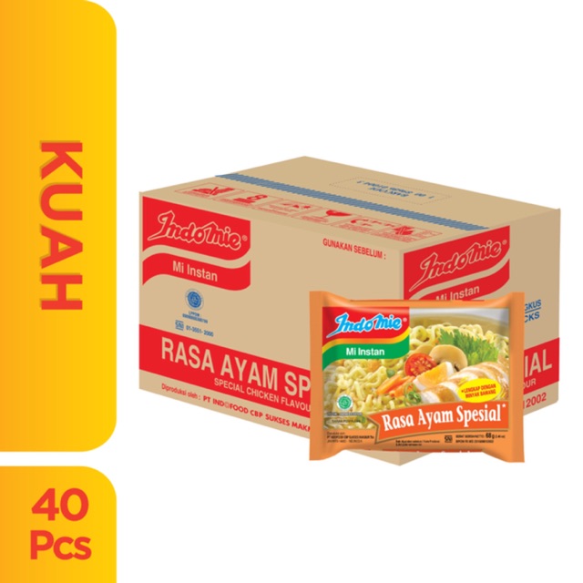 

Indomie Mie Instant Ayam Spesial (75G / 40)