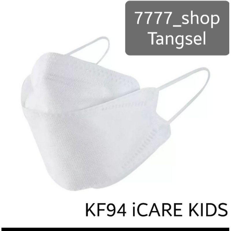 Masker KF94 anak KIDS 3ply 3D NoseClipDesign, 10pcs/pack