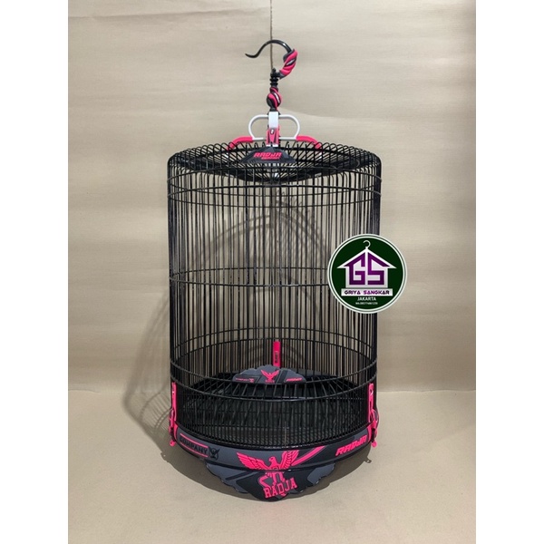 SANGKAR KANDANG MURAI RADJA 3D CARBON PINK NO 2