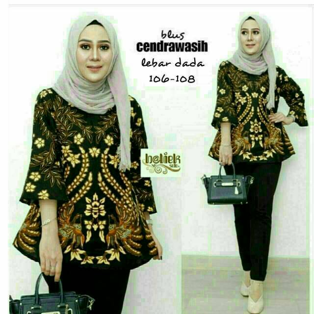 Batik couple KEMEJA BATIK motif burung emas