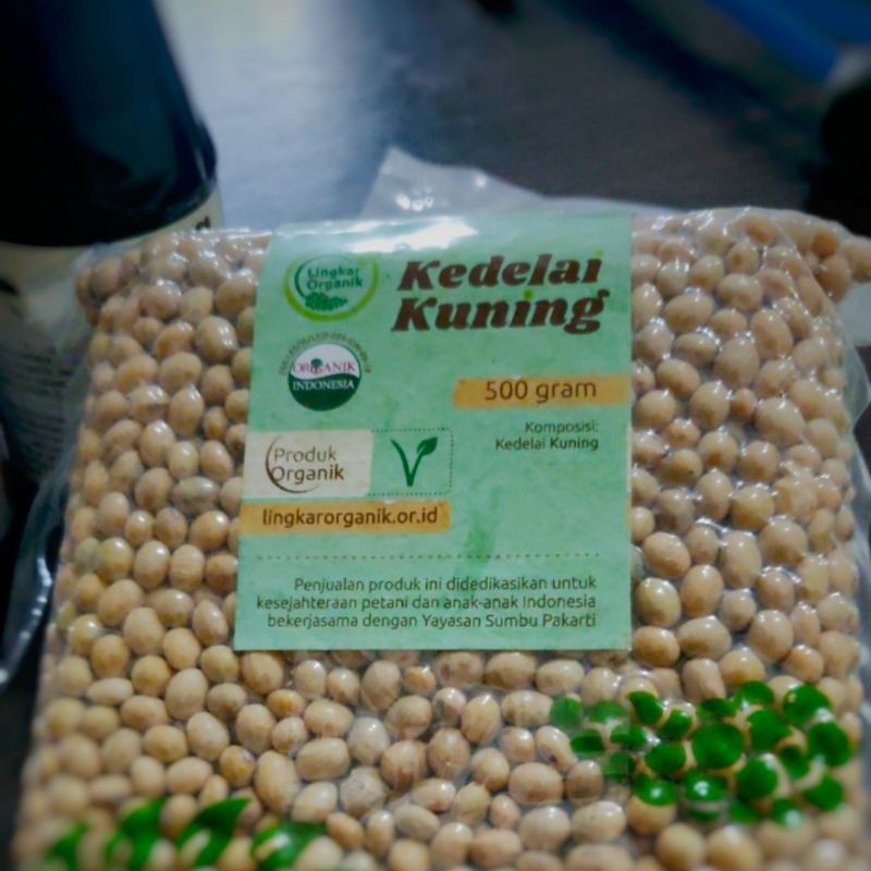 Kacang Kedelai Kuning Lingkar Organik 500 gram