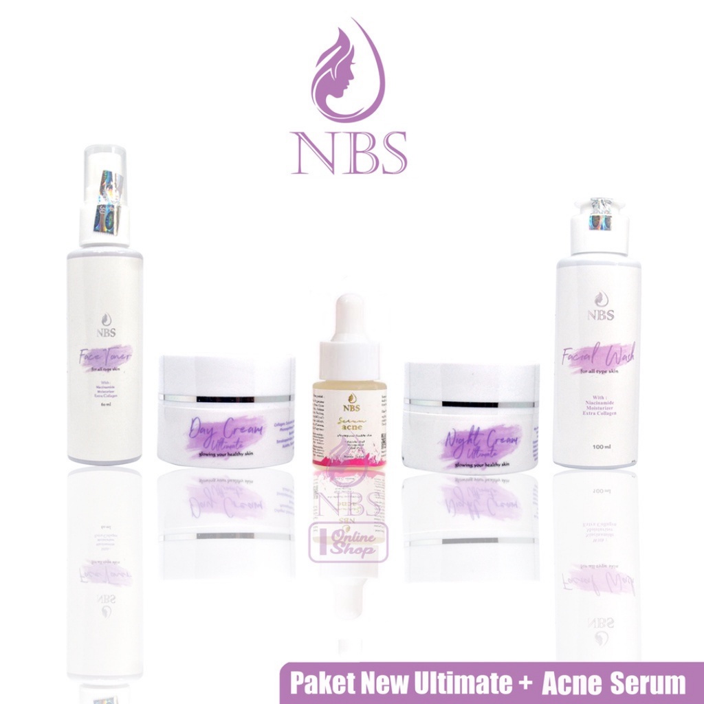 NBS Skincare Paket Ultimate + Acne Serum