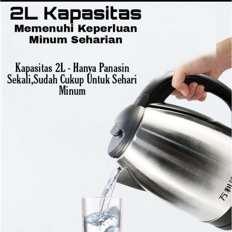 Teko Ketel Listrik /Teko Elektrik /Pemanas Air Pembuat Kopi⭐ ImOlshop ⭐