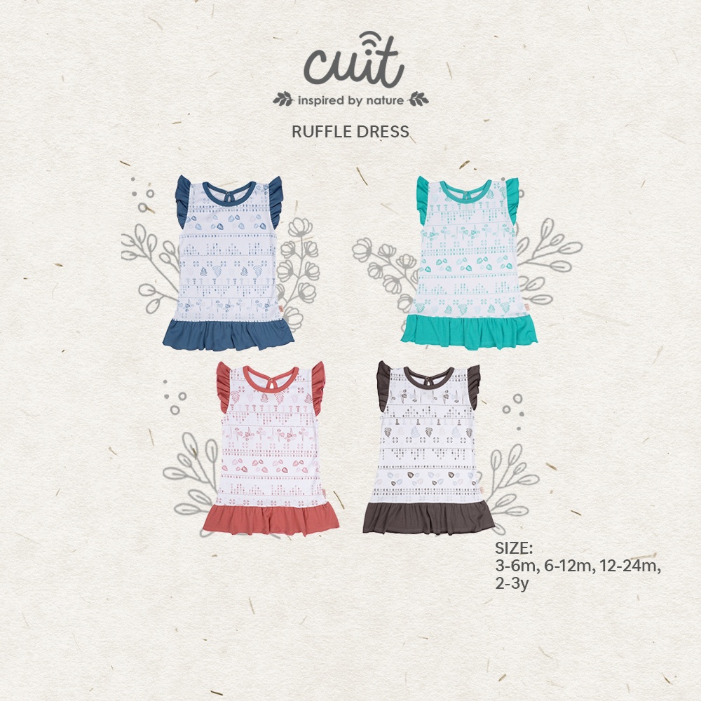 CUIT Ruffle Dress Monie Kojo Series