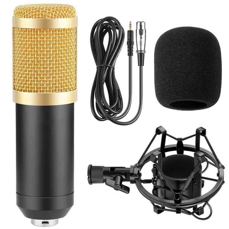 IDN TECH - TaffSTUDIO Microphone BM-800+Scissor Arm Stand+Phantom Power+SC+Filter