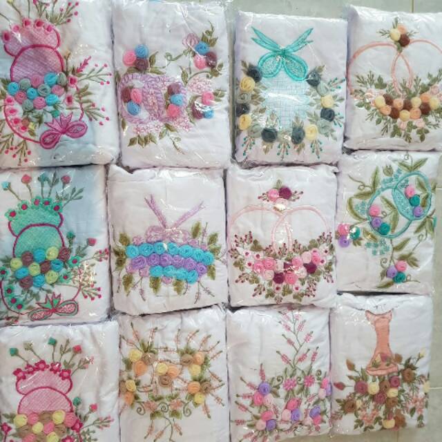 Mukena Rayon Dewasa Bordir tile