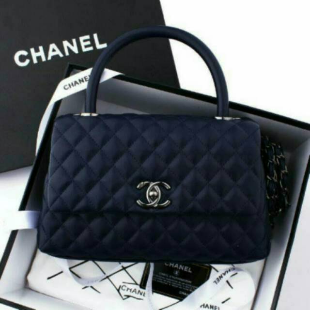 CHANEL COCO HANDLE BAG IN BOX 9011