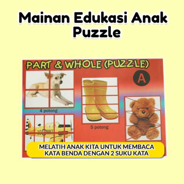 IQ DEV MAINAN TERAPI & EDUKASI ANAK|ORIGINAL|PART & WHOLE (A)
