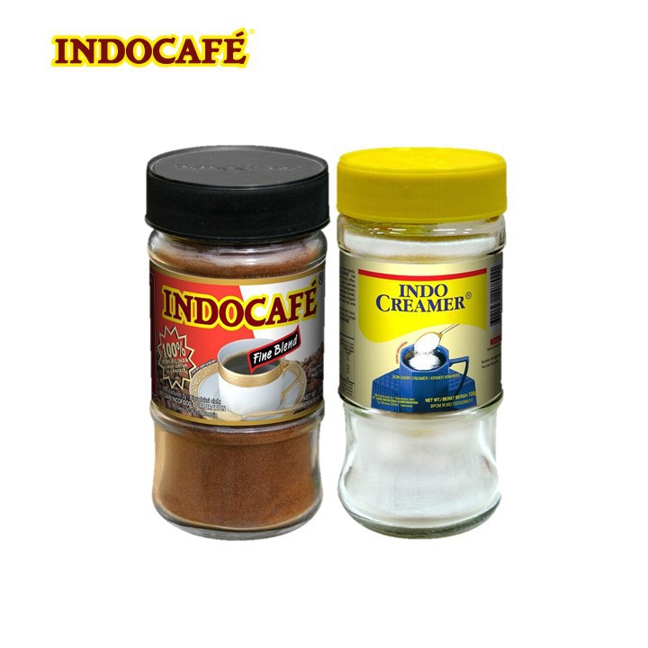 

Kopi Bubuk Indocafe Fine Blend 150gr Special Set (kopi + creamer)