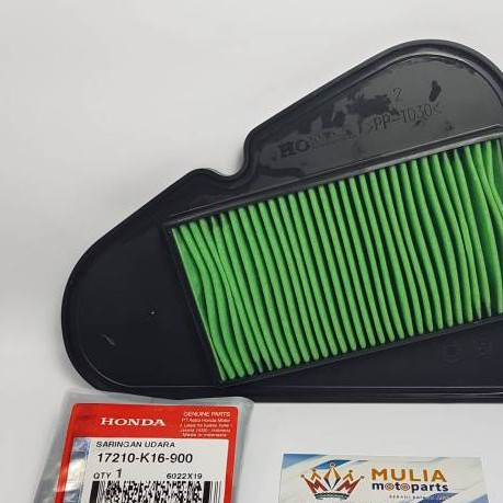 SARINGAN UDARA BEAT FI K25, SCOOPY FI K16 17210-K16-900 17210K16900  Busa Element  Filter Udara HGP
