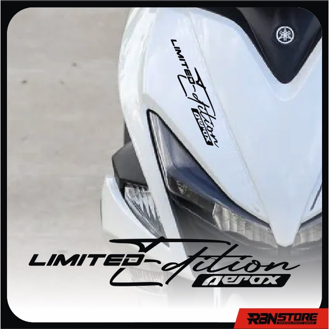 LIMITED EDITION STIKER VARIASI MOTOR YAMAHA NMAX, AEROX, MIO, R15 DAN CUSTOM CUTTING STICKER SIGNATURE  HOLOGRAM DAN WARNA SOLID