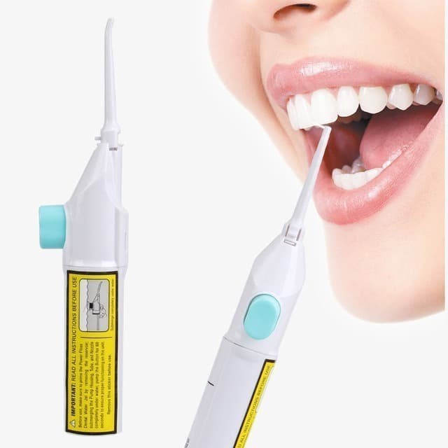 barokah gamis Power Floss Alat Pembersih Karang Gigi Pemutih Dental Semprot Air Jet