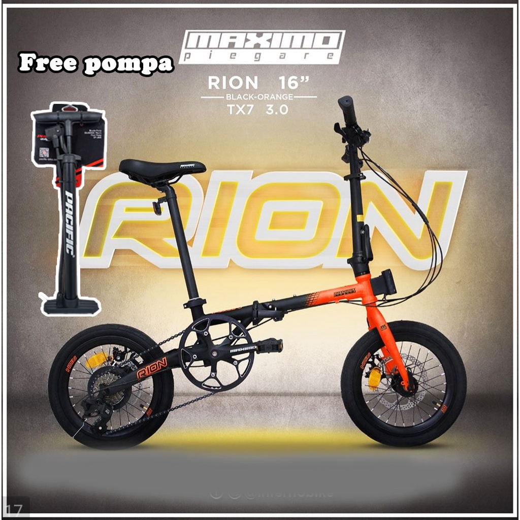 sepeda lipat 16 inch dewasa maximo sepeda lipat maximo piegare 16 inch