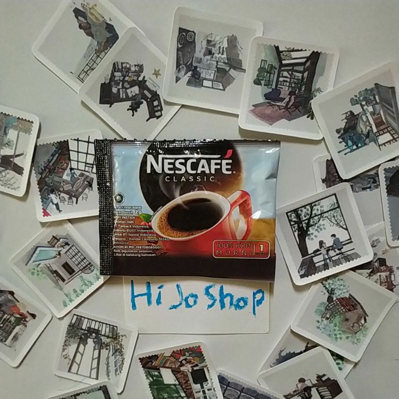 

Nescafe Classic 2g Kopi Hitam Tanpa Gula Pas 1 Cangkir